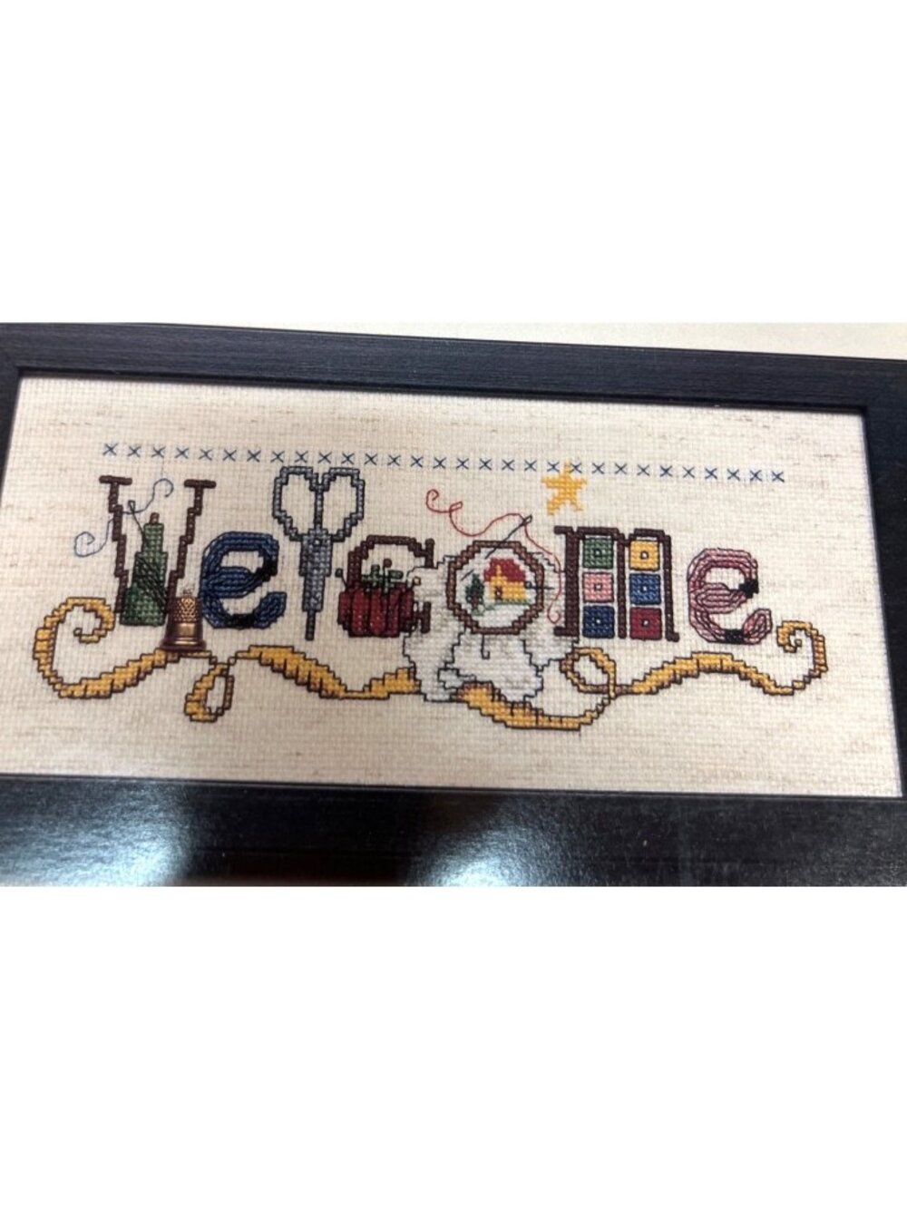 Needlework Welcomes Cross Stitch Pattern By Diane Arthurs Imaginating